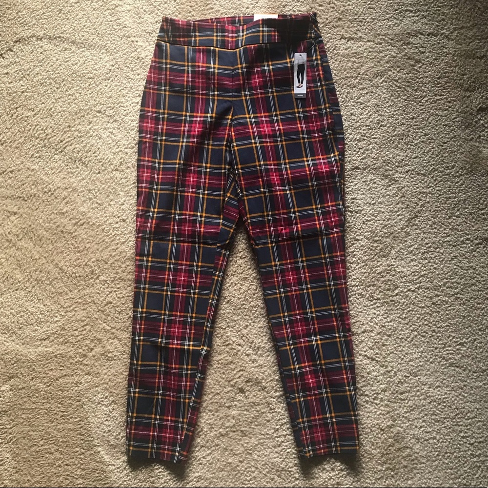 Time & Tru Plaid dress pants